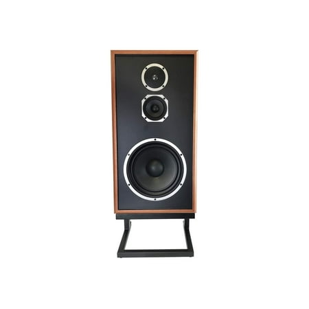 KLH Model Five - Speaker - 200 Watt - 3-way - west african mahogany