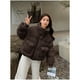 thumbnail image 5 of Chaqueta de mujer Chaqueta corta de plumón nueva de invierno Chaquetas ultraligeras de plumón de pato blanco Abrigos cálidos de otoño e invierno Ropa de abrigo portátil, 5 of 5