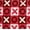XOXO Checkerboard, variant on Crafted By Catherine Valentine's Day Plush Throw, Postal Print, Standard Size, All Ages