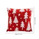 thumbnail image 2 of Funda Almohada para Festival Cojín Navideña (árbol Navidad) Rojo, 2 of 9