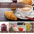 thumbnail image 2 of Miangastore Metal Tasting Spoons Red Stainless Steel 6Pcs 7.9In For Dessert Eating, 2 of 8