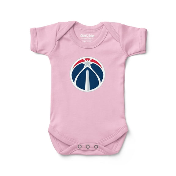Newborn & Infant Chad & Jake Pink Washington Wizards Primary Logo Bodysuit