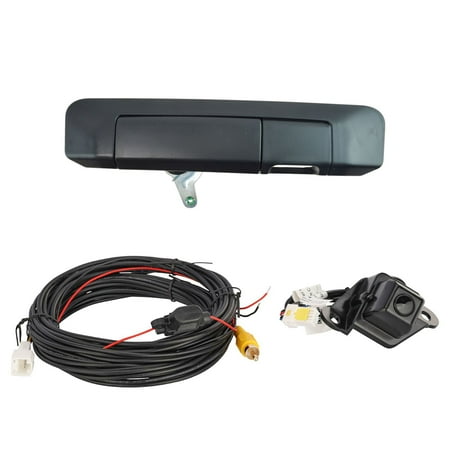 TRQ Rear View Camera Add On Kit w/ Wiring Harness & Tailgate Handle for Tacoma ADA02042