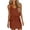 Brick Red, variant on Rove Studio Women's V-Neck Spaghetti Strap Summer Dress, Beach Vacation Dresses with Pockets, Casual Tie Waist Mini Dress for Everyday Wear Beige L