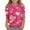 Hot Pink, variant on "Howdy Y'all" Toddler & Girls 3/4 Sleeve Top - Pink Plaid Cow Print Heart Soft Knit Casual Pullover Western-Style Valentine's Fashion Kids Shirt Multiple Sizes