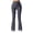 Grey, variant on QHFBli Flare Leggings for Women High Waist Yoga Pants with Pockets Tummy Control Workout Gym Bootcut Leggings