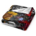 thumbnail image 2 of Blanket Ross Musics Lynch Throw Flannel Blankets Warm Soft Cozy Fuzzy Air Conditioning Blanket for Living Room Sofa Bed Gift Blankets for All Seasons 40"x50", 2 of 6