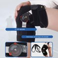 thumbnail image 3 of Post Op Knee Brace, Non Slip Side Stabilizers Adjustable ROM Knee Brace with Shoulder Strap for PCL, for Orthopedic, 3 of 7