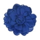 thumbnail image 1 of Broches y pines de flores de rosa Uxcell para mujeres, pines de solapa delicados de tela de satén, grandes clips de flores de camelia azules, 1 of 1