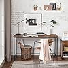 thumbnail image 2 of VASAGLE 55.1-Inch Computer Writing Desk, Home Office Small Study Workstation, Industrial Style PC Laptop Table, Steel Frame, 2 of 5
