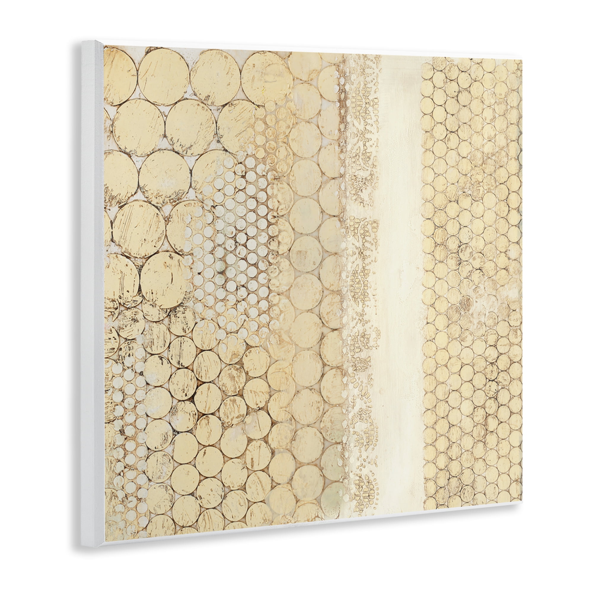 Stupell Industries Rustic Natural Pattern Abstract Painting Unframed Art Print Wall Art, 12 x 12