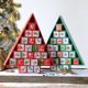 thumbnail image 4 of Calendario de Adviento de madera para Navidad, Casa con cajones de almacenamiento, cuenta atrás iluminada con LED, adorno de número, regalo de escritorio para casa y vacaciones, 4 of 4