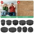 thumbnail image 6 of Uxcell 30-Pack Spherical Plastic Hole Plugs, 1.25" (32mm) Plastic Tubing End Caps for Patio/Chairs/Fences, Metal Tubing Leg Cap, 6 of 7