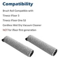 thumbnail image 4 of Amdohai Lot de 2 Rouleaux Brosse de Rechange pour Tineco Ifloor 3/ Floor One S3, 4 of 5