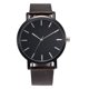 thumbnail image 2 of Reloj de cuarzo de aleación de moda para mujer relojes de correa de malla de acero simple (negro) Tmvgtek Para estrenar, 2 of 4