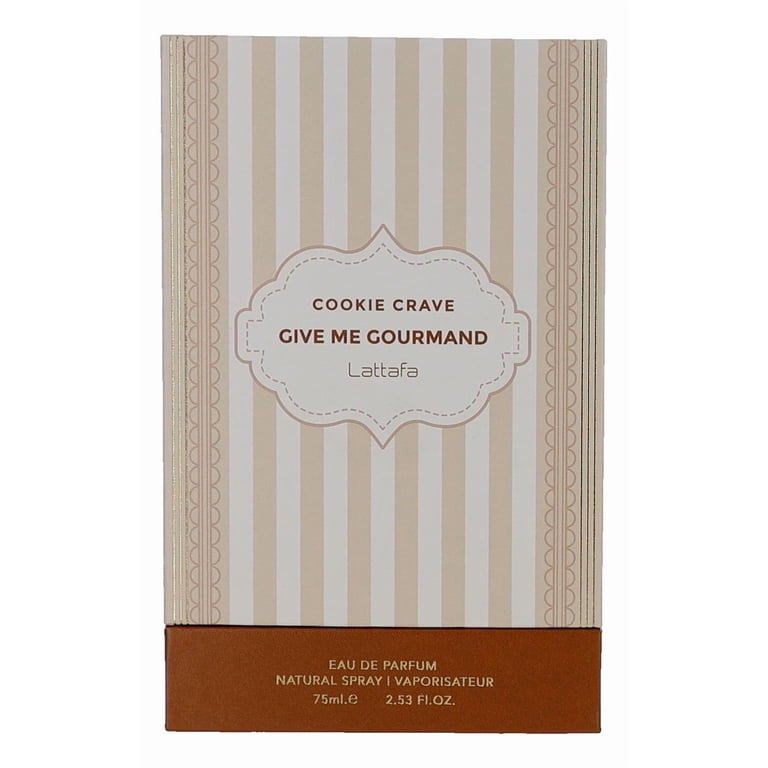 Cookie Crave Give Me Gourmand by Lattafa, 2.53 oz EDP Spray for