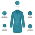 thumbnail image 3 of Panda Uniform lab coat women and lab coats | white lab coat women & doctor coat, 3 of 8