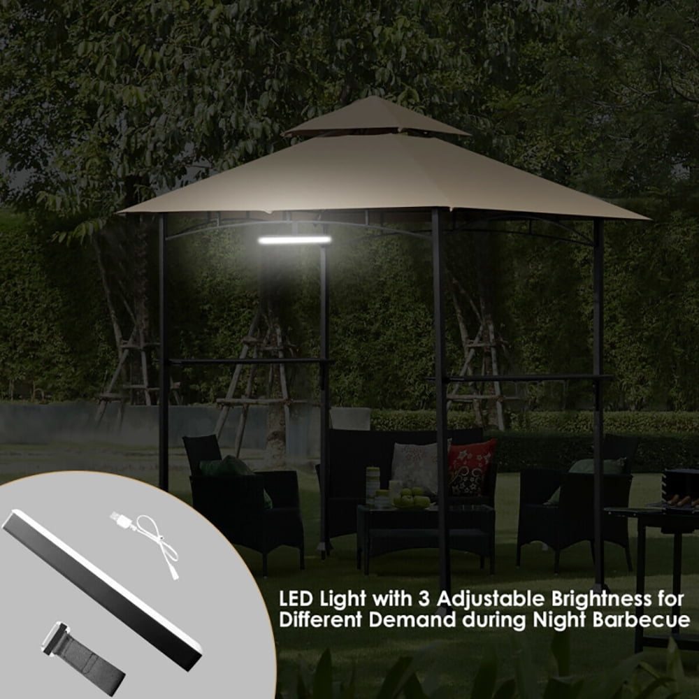 Aimee Lii 8' x 5' Outdoor Patio Barbecue Grill Gazebo, Backyard Canopy Gazebo Aimee Lii 8' x 5' Outdoor Patio Barbecue Grill Gazebo, Backyard Canopy Gazebo