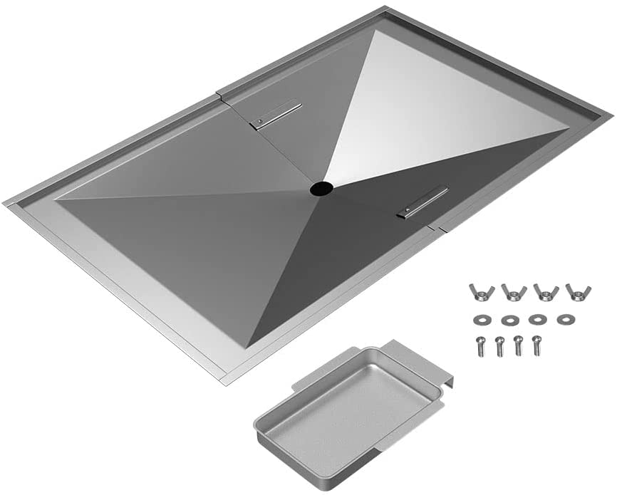 Grill Drip Pans Adjustable Grease Tray Set Fit for Nexgrill, DynaGlo