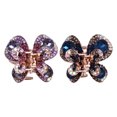 thumbnail image 1 of unbranded Lot de 2 Barrettes pour Cheveux Femmes Design Simple Violet pour Usage Quotidien et Fête, 1 of 6