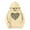 Beige, variant on SwiftWear Boys Girls Hearts Print Long Sleeve Hooded Neck Pullovers Sweatshirts Kids Hoodies with Kangaroo Pocket, 3-14T, Beige