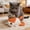 Orange1623, variant on Tuvgenk Pet Food Dispenser Interactive Feeding Toy Puzzle Slow Feeder Cute Shape Detachable Structure Bite Resistant for Cat Dog Mental Stimulation