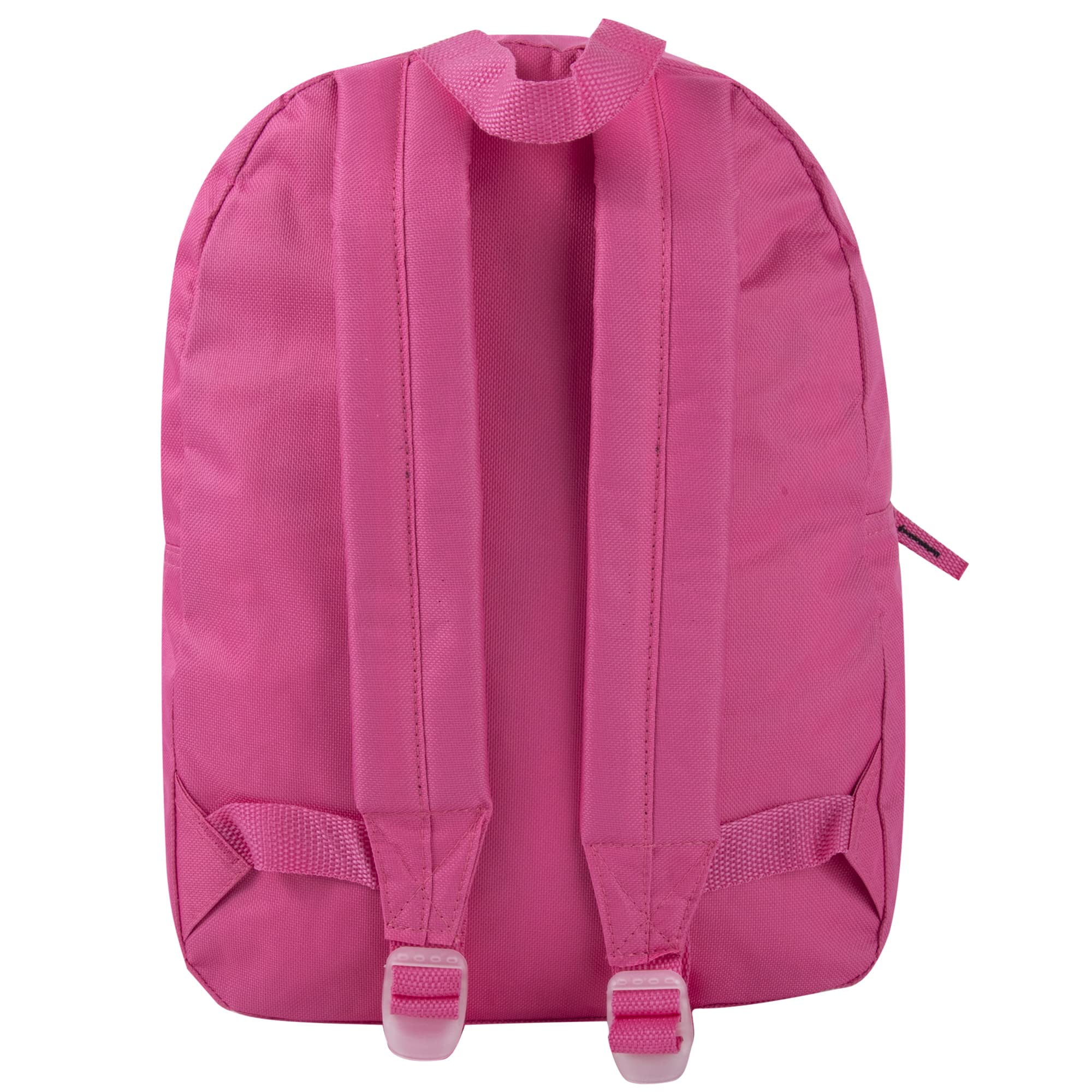24 Pack of Bulk Wholesale Solid Color Backpacks for Work, Travel, Commuting, Gym and Recreation in 4 Color Assortment