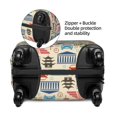 thumbnail image 4 of Easygdp Famous Places Print Elastic and Washable Suitcase Protective Cover with Hidden Zipper Fits 18-32 inch Luggage -Medium, 4 of 9