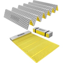 YR Foam Camping and Backpacking Sleeping Pad, Foldable Lightweight Mat 71"x23.5", Yellow