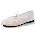 thumbnail image 4 of KIJBLAE Women's Closed Toe Solid Slip On Moccasin Flats, Fashion Low Cut Soft Sole Trendy Casual Flat Shoes White 39, 4 of 9