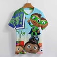 thumbnail image 4 of Super Why T-Shirt for Women Casual Printed Tee Stylish Soft Graphic Shirts Top Short-Sleeve Outfit 4XL, 4 of 8