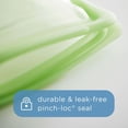 thumbnail image 3 of Stasher  Reusable Silicone Food Bag  Sandwich Size Medium  Lime  15 fl oz  450 ml, 3 of 11