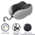 thumbnail image 2 of Neck Pillow for Traveling, Upgraded Travel Neck Pillow for Airplane 100% Pure Memory Foam Travel Pillow for Flight Headrest Sleep, Portable Plane Accessories, 2 of 6