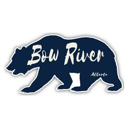 

Bow River Alberta Souvenir 3x1.5-Inch Fridge Magnet Bear Design
