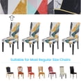 thumbnail image 1 of TOPCHANCES Chair Cover, 4 Pack Stretch Dining Chair Covers High Back Chair Protective Cover Slipcover,Elastic Chair Protector Seat Covers for Dining Room Wedding Banquet Party Decoration, 1 of 8