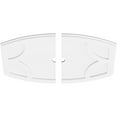 thumbnail image 2 of 30"W x 20"H x 2"ID x 16 1/4"C x 1"P Kailey Architectural Grade PVC Contemporary Ceiling Medallion, Two Piece, 2 of 11