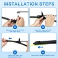thumbnail image 6 of WBULTRA 24" 16" Beam Wiper Blades, OEM Fit, All-Season, 2-Pack, 6 of 9