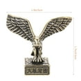 thumbnail image 3 of 5 Count Brass Ornaments Desktop Tabletop Animal Decor Miniature Eagle Office Statue Retro, 3 of 6