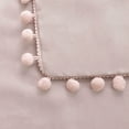 thumbnail image 6 of Unique Bargains Velvet Pillow Cover with Pompoms for Sofa 2PCS Pale Pink 20x20Inch, 6 of 8