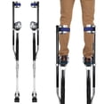 thumbnail image 5 of Btidfty 48-60 Inch Drywall Stilts Adjustable Height Painters Walking Stilt Aluminum Sheetrock Stilts for Ceiling Sheetrocks Taping Parade Costume, 5 of 9