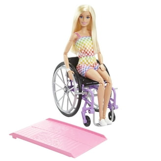 Barbie Fashionistas Doll #166, Brunette with Wheelchair & Ramp