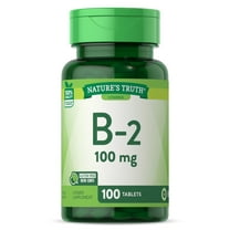 Nature's Truth B2 Vitamin 100mg | 100 Tablets | Vegetarian, Non-GMO & Gluten Free
