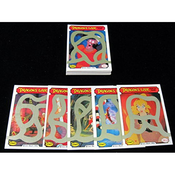 19 Fleer Dragon S Lair Rub Off Game Set 30 Nm Mt Walmart Com