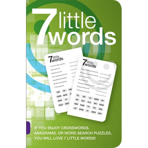 7 Little Words Book 2 100 Puzzles Paperback Walmart Com