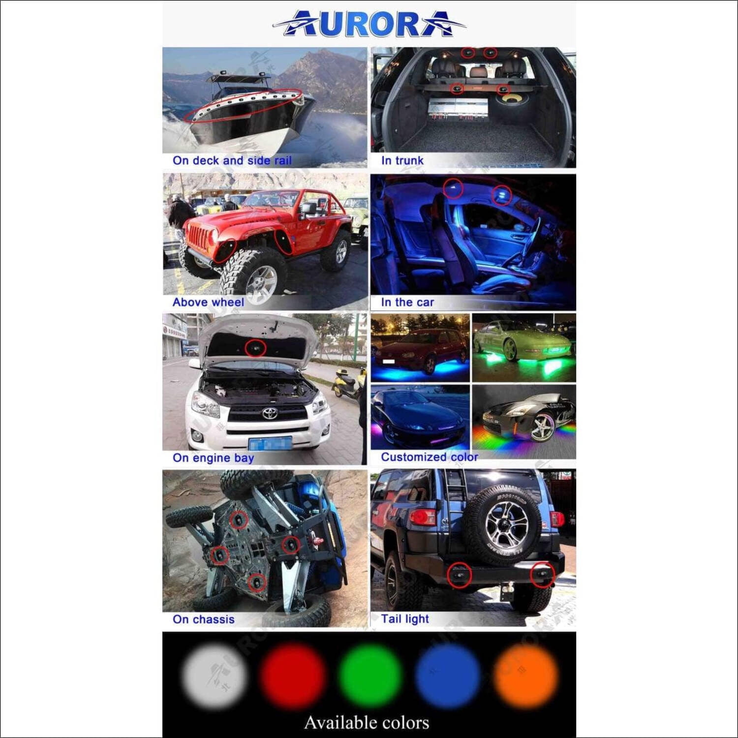 Aurora Multipurpose LED Rock Light - White Beam