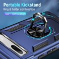 thumbnail image 3 of for Pixel 7A Case Blue Case Google Pixel 7A Case,with Stand Kickstand Military Drop Protection,Shockproof Bumper Cover Case,Case for Google 7A,6.1inch, 3 of 12