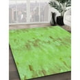 thumbnail image 2 of Ahgly Company Tapis d'Intérieur Carré à Motifs Alien Vert, 4 Pieds Carré, 2 of 6