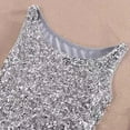 thumbnail image 5 of Tittly Vest for Women Tank Tops Women's Sequin Bottom Sleeveless Underwired Camisole Tops Tank Vest Vest Tops for Women Womens Tops Silver A, 5 of 7
