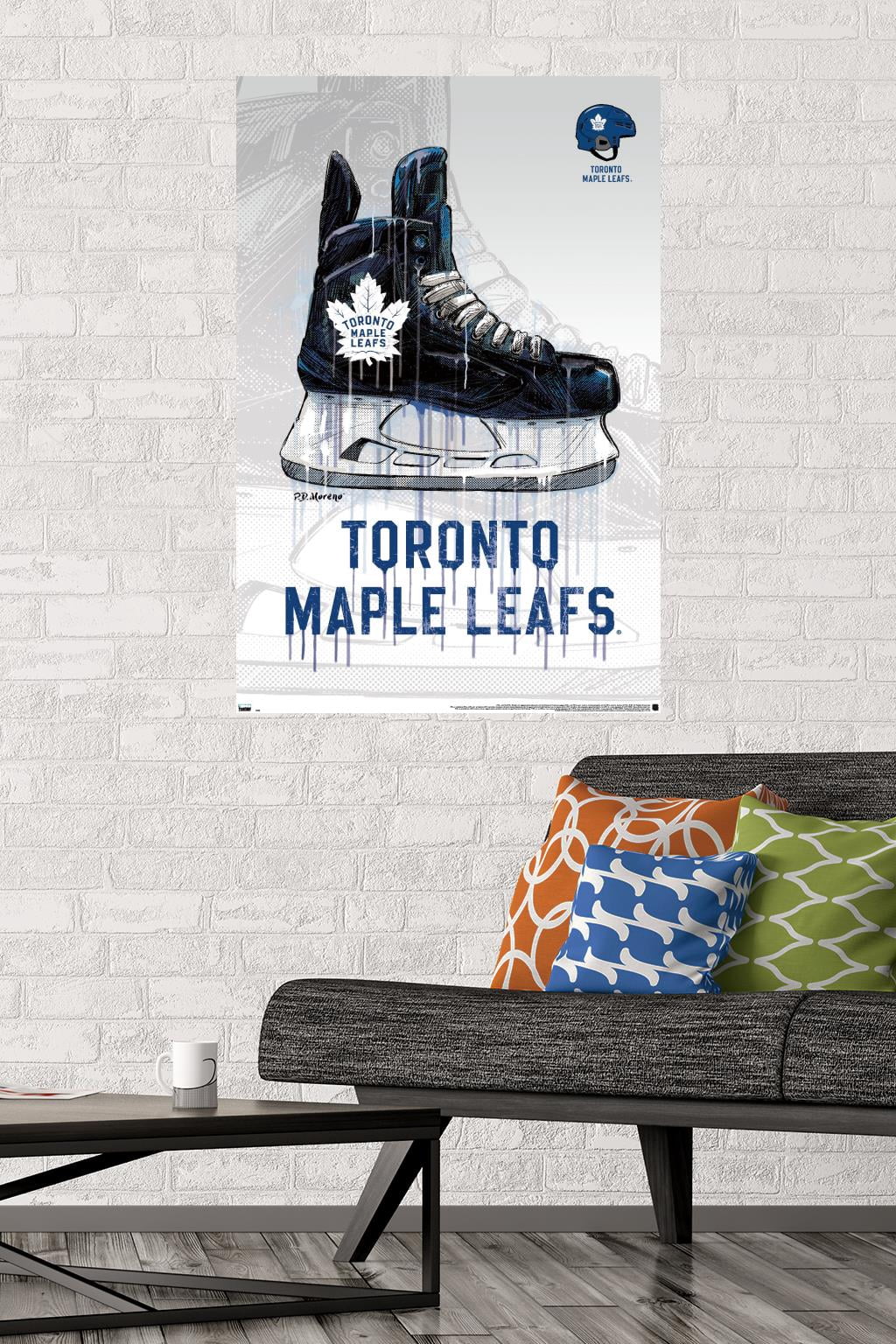 NHL Toronto Maple Leafs - Drip Skate 20 Wall Poster, 22.375" x 34"