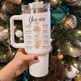 thumbnail image 6 of Christian Gifts for Women Tumbler 40Oz with Handle, Religious Gifts for Women, Spiritual Encouragement Gifts, Bible Verse Christian Tumbler on Birthday, Christmas for Mom, Grandma, Sister, Friend, 6 of 6